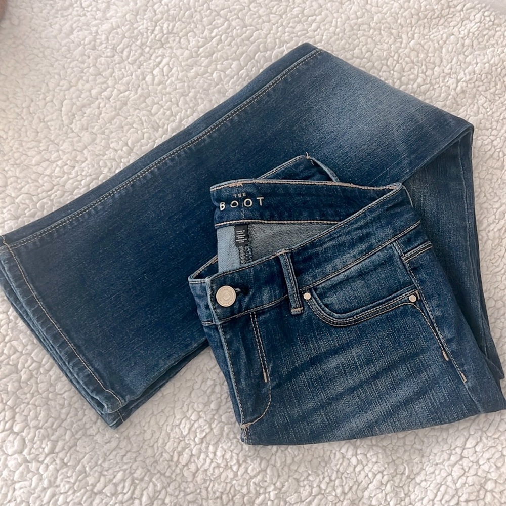 WHBM boot cut jeans